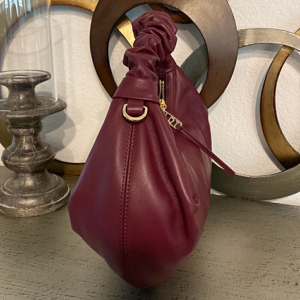 New LDT Monroe Napa Leather Hobo Crossbody Bag - Picture 4 of 9